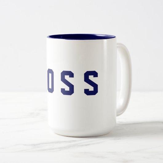 Tasse 2 Couleurs Boss (Devant droit)