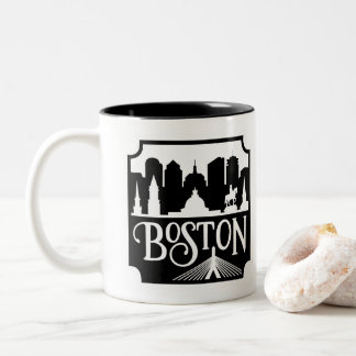Tasse 2 Couleurs Boston Skyline