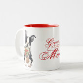 Tasse 2 Couleurs Boston Terrier Heart Mom (Devant gauche)