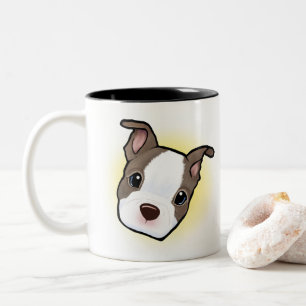 Tasse 2 Couleurs Boston Terrier Puppy