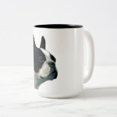 Tasse 2 Couleurs Boston Terrior (Devant droit)
