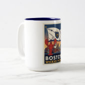 Tasse 2 Couleurs Boston Wicked Fier (Devant gauche)