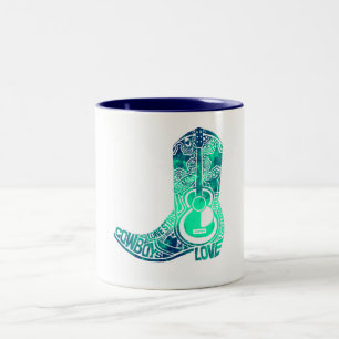 Tasse 2 Couleurs Botte de cowboy