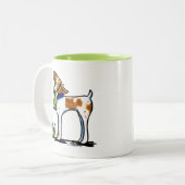 Tasse 2 Couleurs Bottes de Camouflage breton en espagnol (Devant gauche)