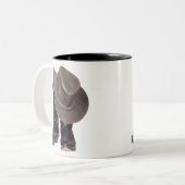 Tasse 2 Couleurs Bottes et casquette de cowboy (Devant gauche)