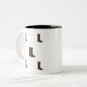 Tasse 2 Couleurs Bottes rustiques (Devant gauche)
