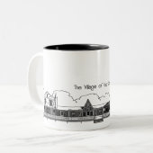 Tasse 2 Couleurs Bouche d'esquisse de promenade VOFS (Devant gauche)