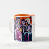 Tasse 2 Couleurs Bouchon de café des disciples (Devant gauche)