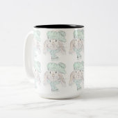 Tasse 2 Couleurs Bouchon de lapin (Devant gauche)
