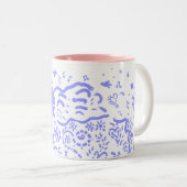 Tasse 2 Couleurs Bouchon pourpre Angel (Devant droit)