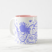 Tasse 2 Couleurs Bouchon pourpre Angel (Devant gauche)