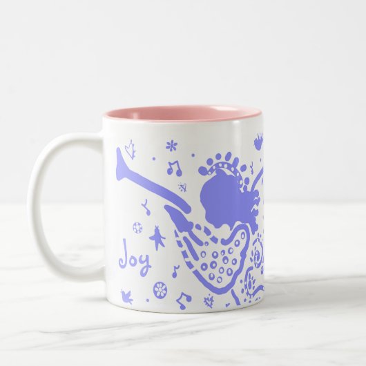 Tasse 2 Couleurs Bouchon pourpre Angel (Gauche)
