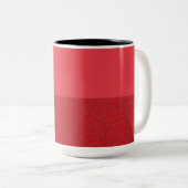 Tasse 2 Couleurs Bouchon rouge tomate - Personnalisable (Devant droit)
