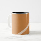 Tasse 2 Couleurs Boucle de basket-ball cool (Devant gauche)