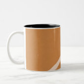 Tasse 2 Couleurs Boucle de basket-ball cool (Gauche)