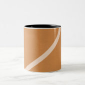 Tasse 2 Couleurs Boucle de basket-ball cool (Centre)