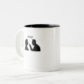 Tasse 2 Couleurs Boucle Le Nez (Devant gauche)