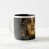 Tasse 2 Couleurs Bouclier de méduse (Devant gauche)