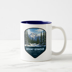 Tasse 2 Couleurs Bouclier du parc provincial Mount Seymour