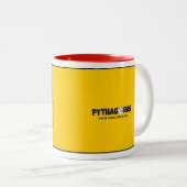 Tasse 2 Couleurs Bouclier introverti (Devant droit)