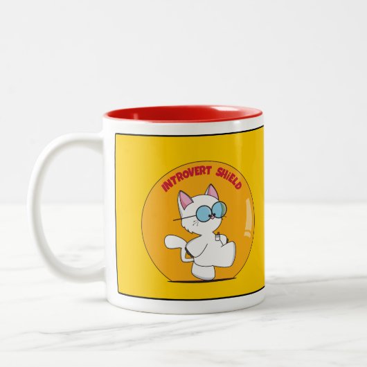 Tasse 2 Couleurs Bouclier introverti (Gauche)