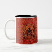 Tasse 2 Couleurs Bouddha Akshobhya Bouddhiste Tibétain Thangka Art (Gauche)