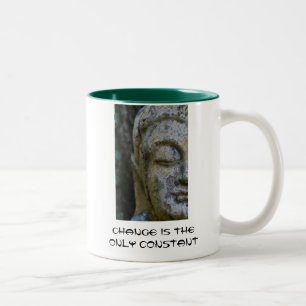 Tasse 2 Couleurs Bouddha - changez est la seule constante