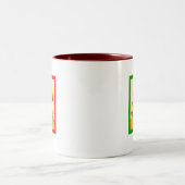 Tasse 2 Couleurs Bouddha de Noël avec arbre ! (Centre)