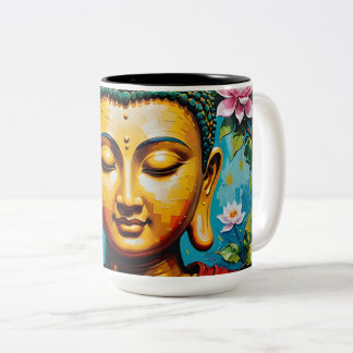Tasse 2 Couleurs Bouddha et sa boue