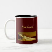 Tasse 2 Couleurs Bouddha Lux Gold et rouge foncé (Gauche)