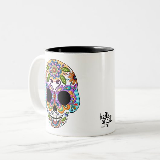 Tasse 2 Couleurs Boue à papillon (Devant gauche)