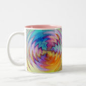 Tasse 2 Couleurs Boue aquarelle unique (Gauche)