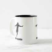 Tasse 2 Couleurs Boue blanche imparable (Devant gauche)