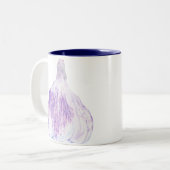 Tasse 2 Couleurs Boue d'ail pourpre (Devant gauche)