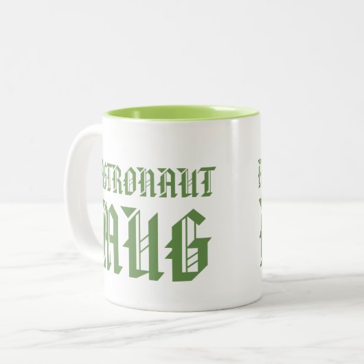 Tasse 2 Couleurs Boue d'astronaute (Devant gauche)