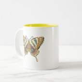 Tasse 2 Couleurs Boue d'aztèque Swallowtail (Devant gauche)
