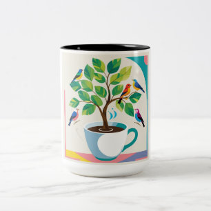 Tasse 2 Couleurs Boue de café