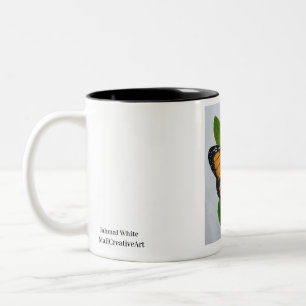 Tasse 2 Couleurs Boue de café papillon