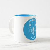 Tasse 2 Couleurs Boue de café Scorpio (Devant gauche)