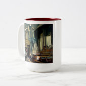 Tasse 2 Couleurs Boue de café Spirituelle (Devant gauche)