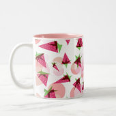 Tasse 2 Couleurs Boue de champs de fraises (Gauche)