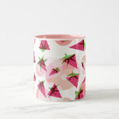 Tasse 2 Couleurs Boue de champs de fraises (Centre)