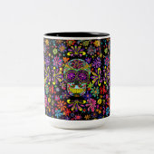 Tasse 2 Couleurs Boue de crâne sucre (Centre)