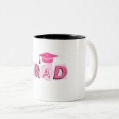 Tasse 2 Couleurs Boue de fin d'études (Devant droit)