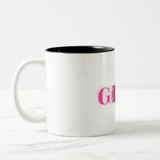 Tasse 2 Couleurs Boue de fin d'études (Gauche)