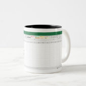 Tasse 2 Couleurs Boue de motivation Excel (Devant droit)