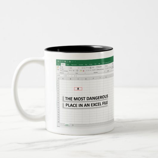 Tasse 2 Couleurs Boue de motivation Excel (Gauche)