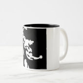 Tasse 2 Couleurs Boue de musculation (Devant droit)