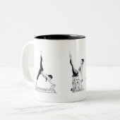 Tasse 2 Couleurs Boue de Pilates (Devant gauche)