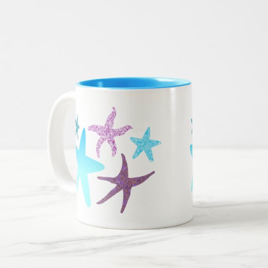 Tasse 2 Couleurs Boue de poisson-Starfish (Devant gauche)